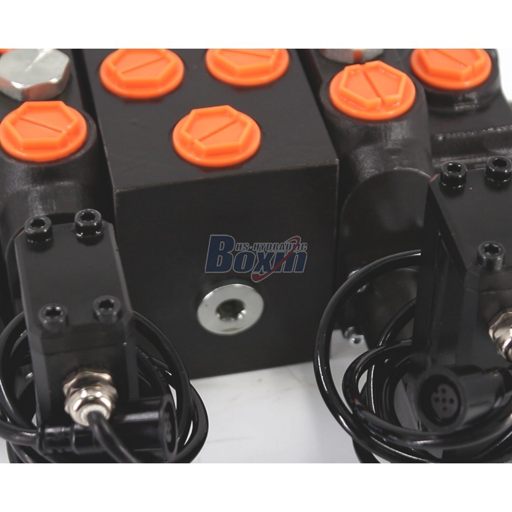 Reliable Manufacturer Supply of DCV200 2 Spool Electric Sectional Valves detail image